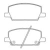 PASTILLA DE FRENOS CHEVROLET TRACKER